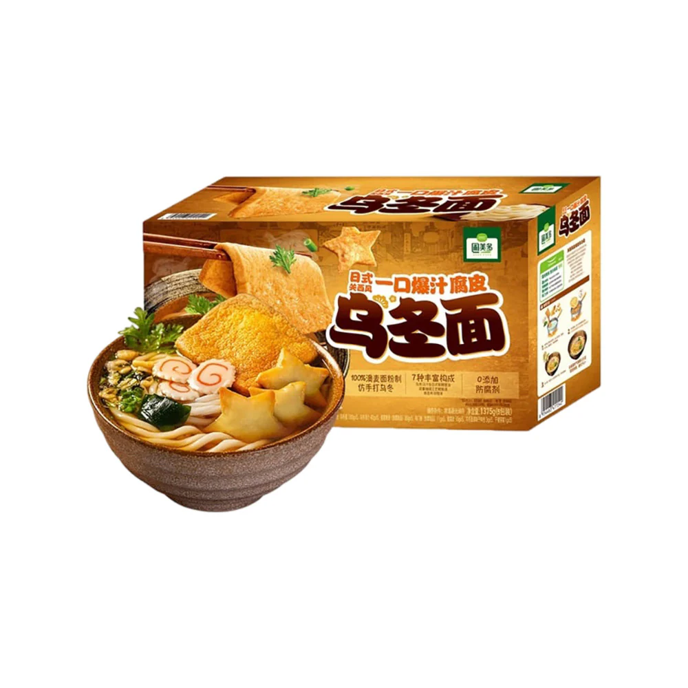 Pumeiduo Japanese-Style Bonito Broth Fried Tofu Udon 275g Single Pack – Limited Import