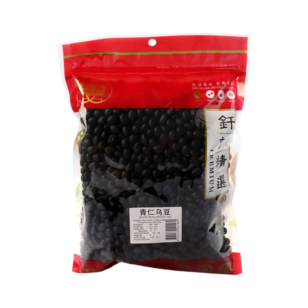 Qiancheng Green Kernel Black Beans - 1kg