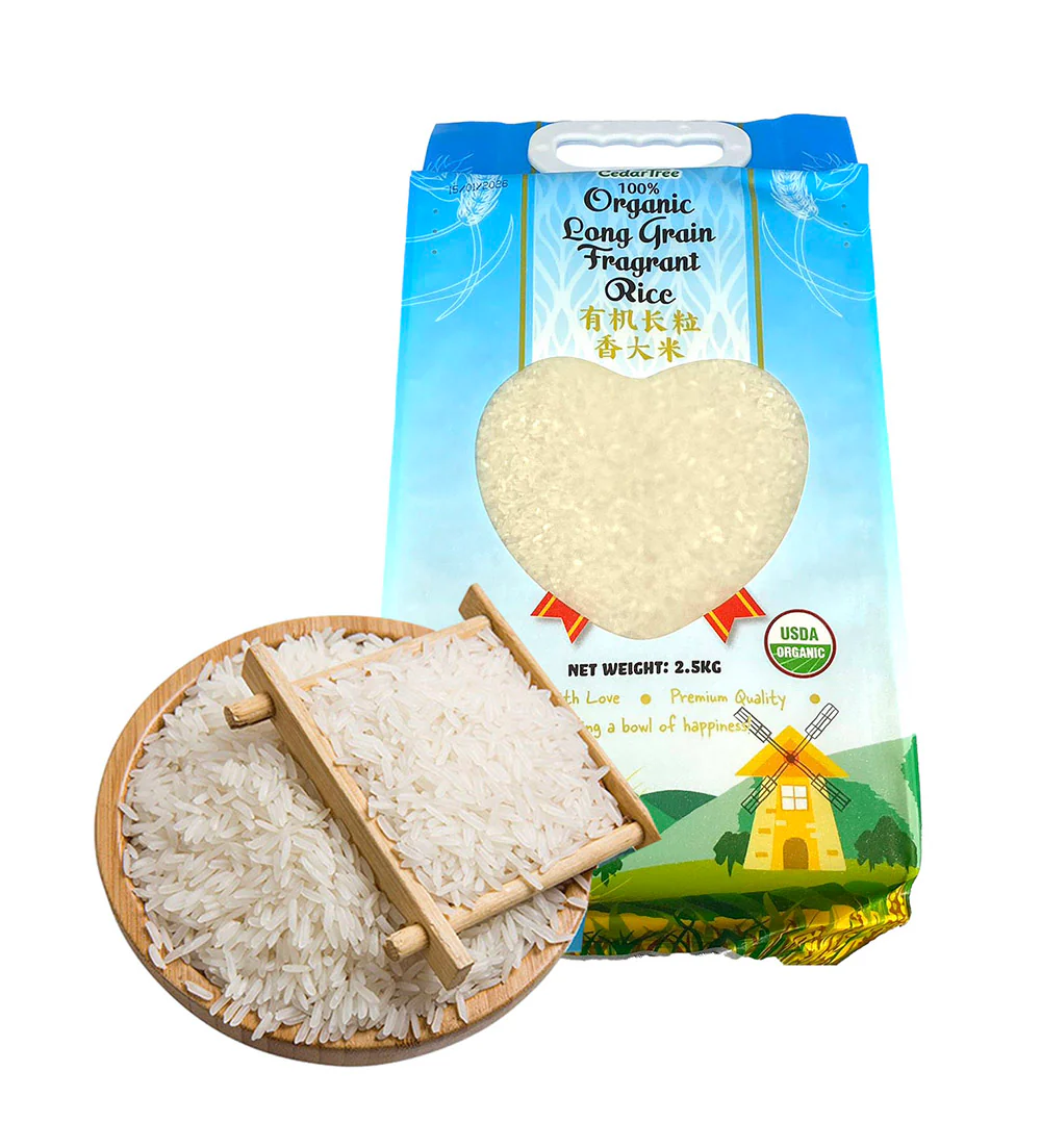 Qiancheng Organic Long Grain Fragrant Rice - 2.5kg