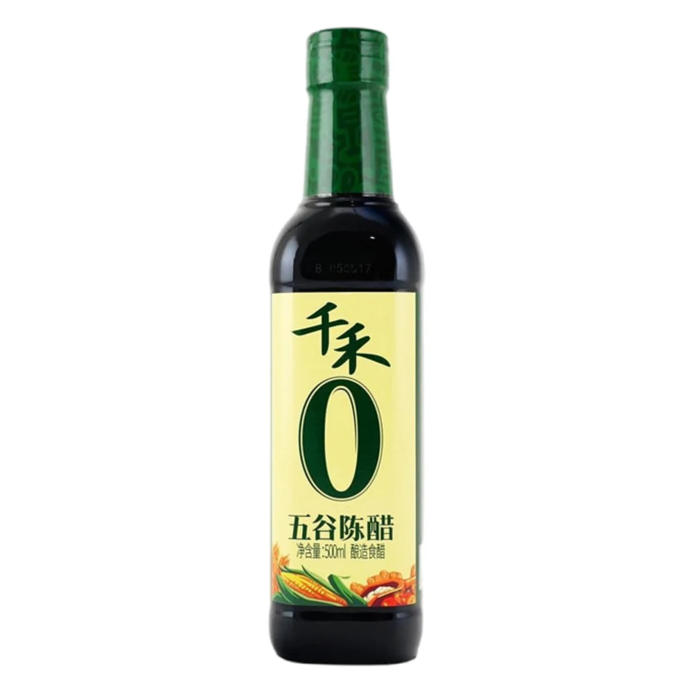 Qianhe Five-Grain Aged Vinegar 500ml - Chinese Black Vinegar