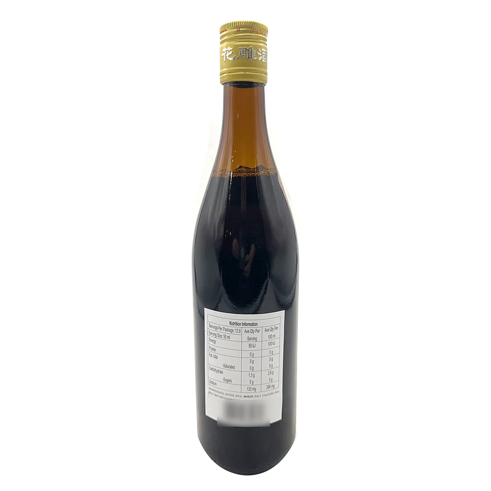 Qianhu Hua Diao Chiew 12-Year Aged Premium Cooking Wine - 640ml - Image 2