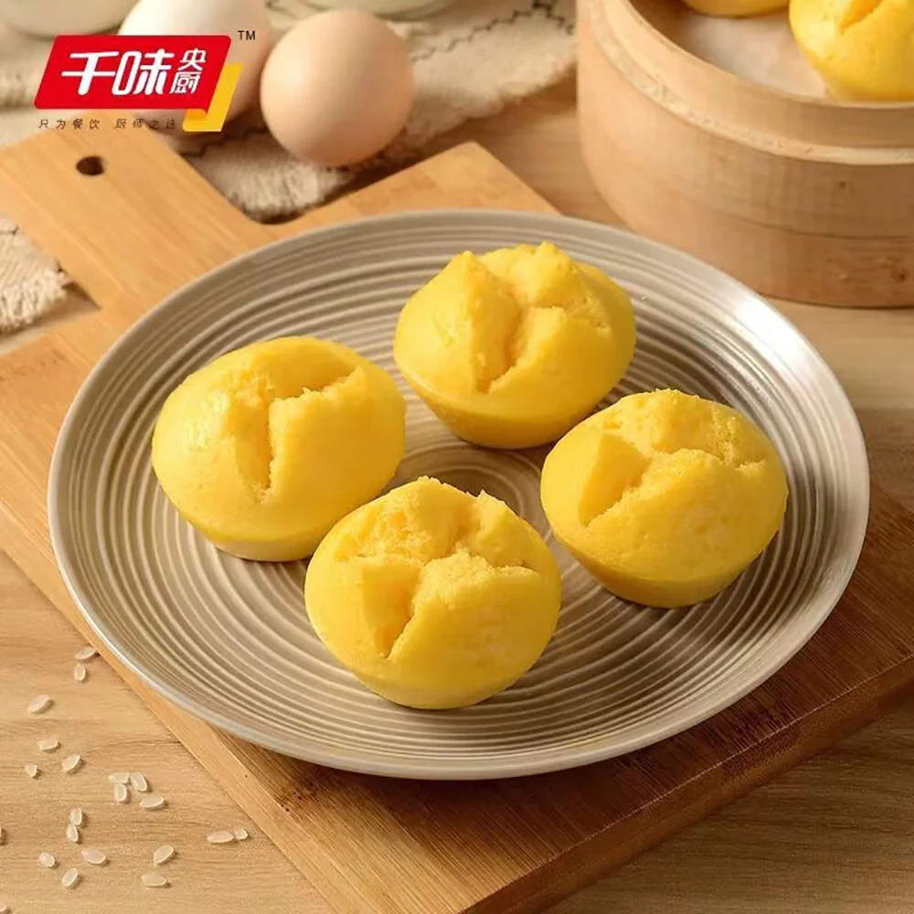 Qianwei Central Kitchen Frozen Corn Flavor Rice Cakes - 360g - Image 2
