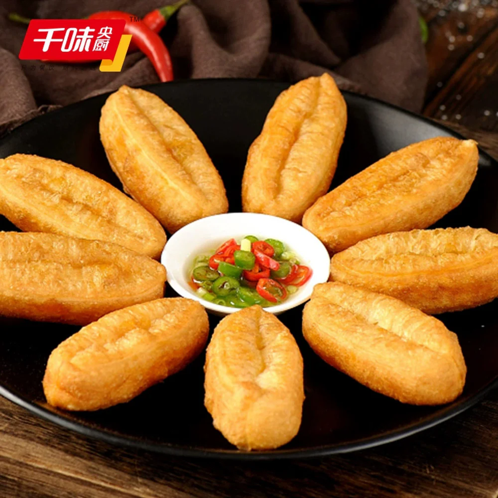 Qianwei Central Kitchen Frozen Salted Egg Yolk Dough Sticks - 300g - Image 2
