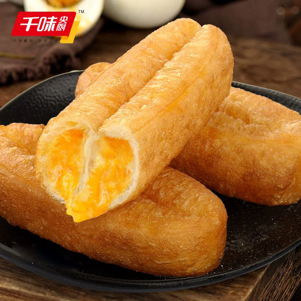 Qianwei Central Kitchen Frozen Salted Egg Yolk Dough Sticks - 300g - Image 3