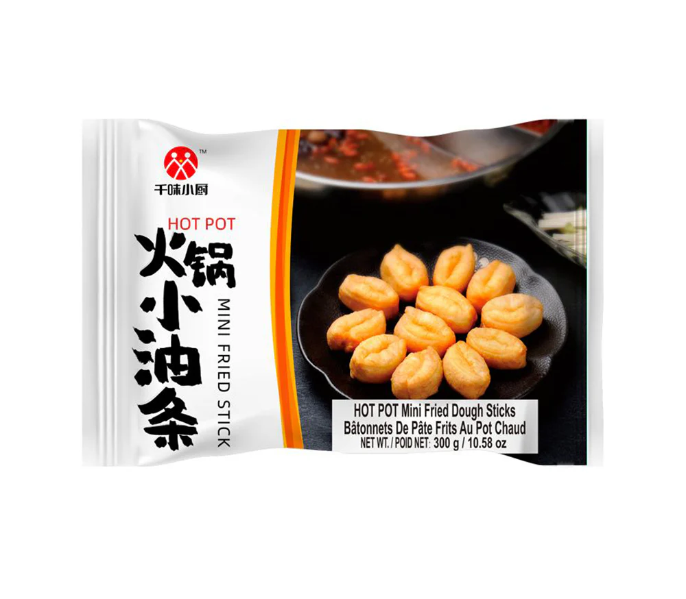 Qianwei Xiaochu Frozen Hot Pot Mini Fried Dough Sticks - 300g