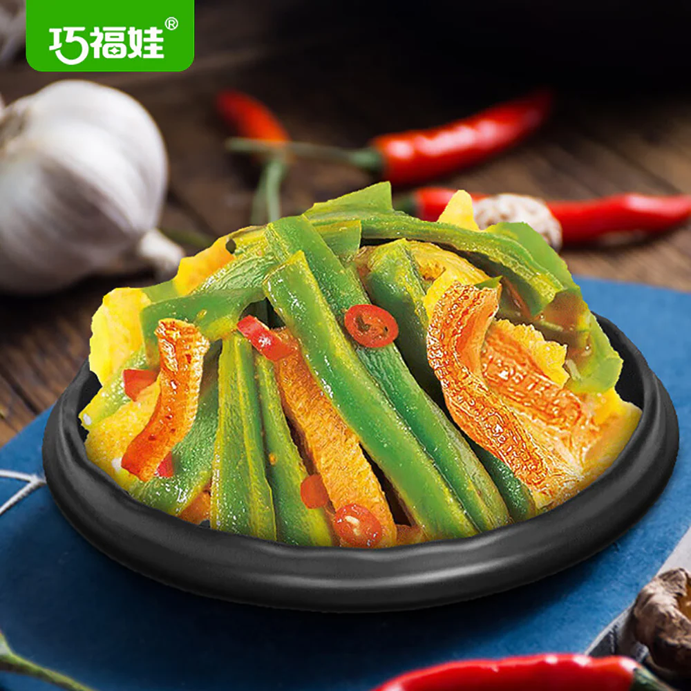 QiaoFuWa Pickled Konjac with Celery - Sour Flavor, 60g - Image 2