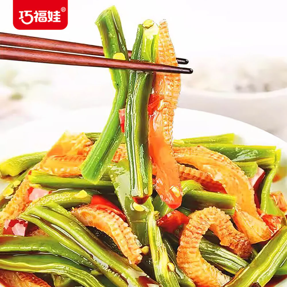 QiaoFuWa Pickled Konjac with Celery - Sour Flavor, 60g - Image 3