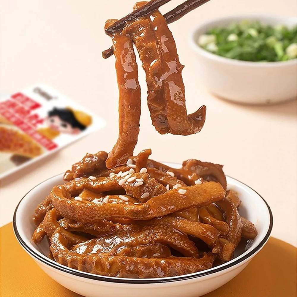QiaoFuWa Sesame Flavored Crispy Tripe - 70g - Image 2