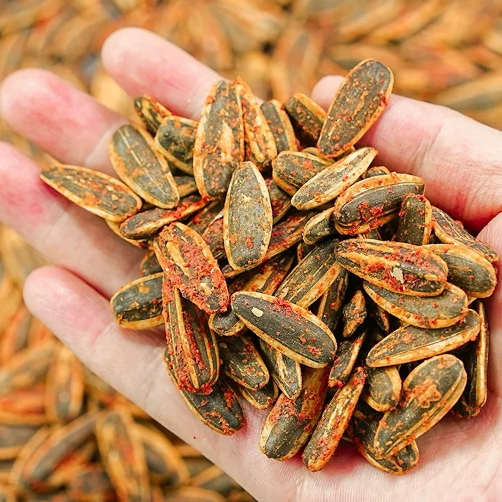 Qiaqia Spicy Latiao Flavour Sunflower Seeds 88g - Mala Chilli Snack Style - Image 3
