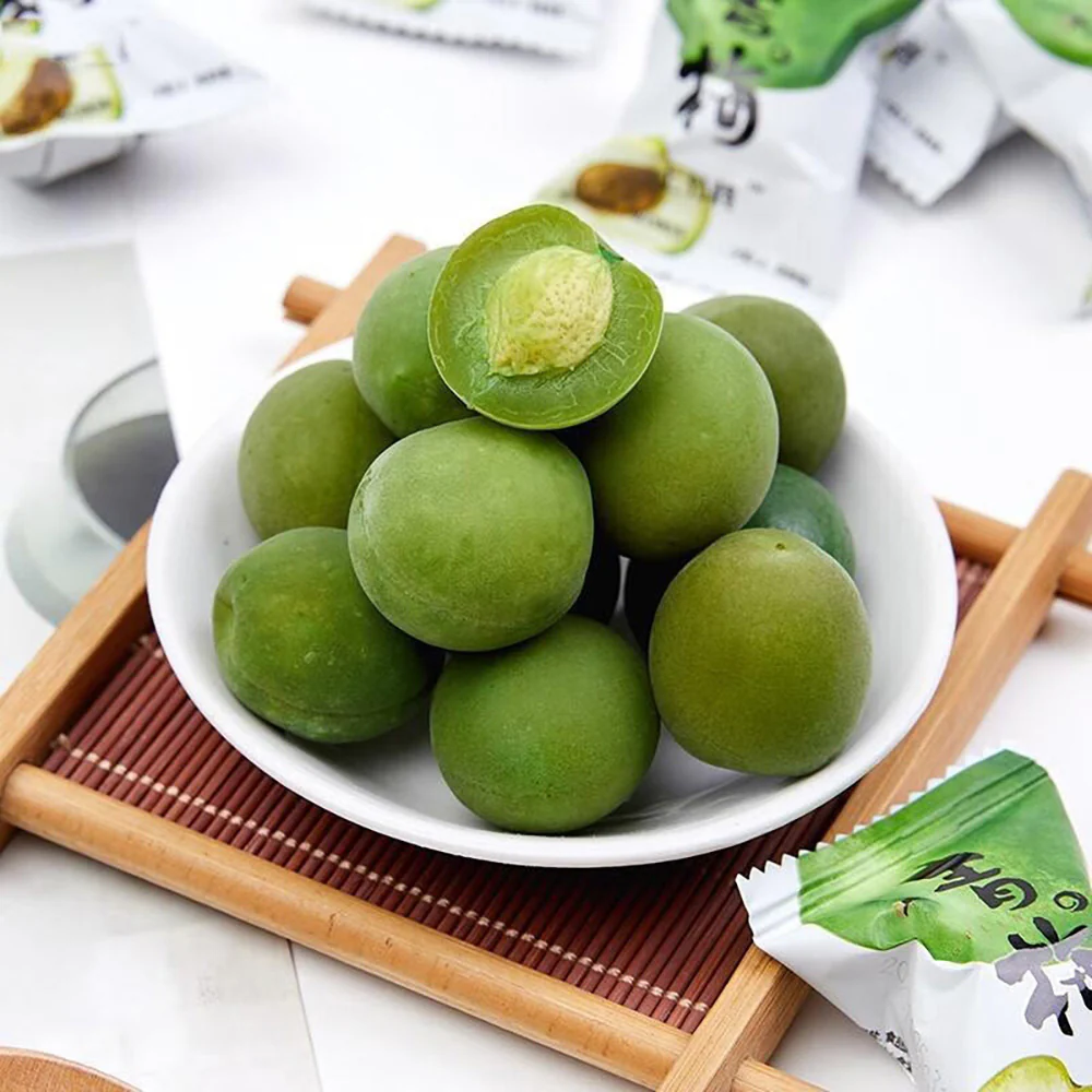 Qifen Zhan Green Plums - 468g - Image 2