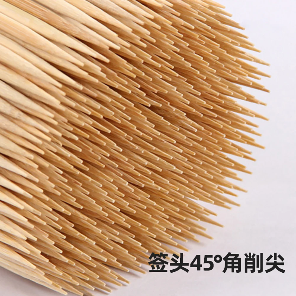 Qingchun Bamboo Skewers for BBQ - 30cm, Pack of 65 - Image 4