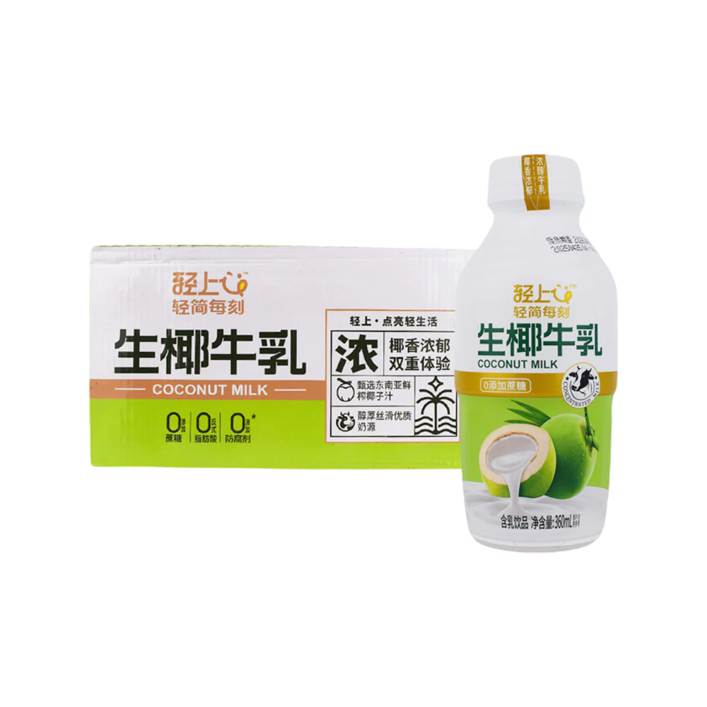 Qingshang Coconut Milk Drink – 360ml x 18 Bottles (No Added Sucrose)