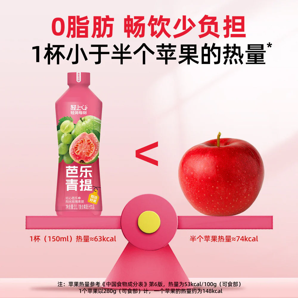 Qingshang Guava & Green Grape Juice Drink 1L - Image 5