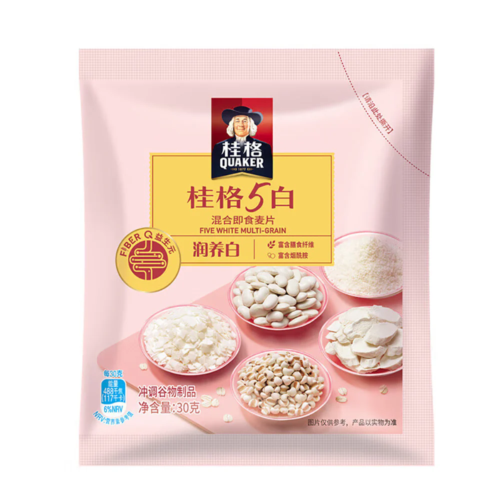 Quaker Five White Multi-Grain Instant Cereal - 460g - Image 2