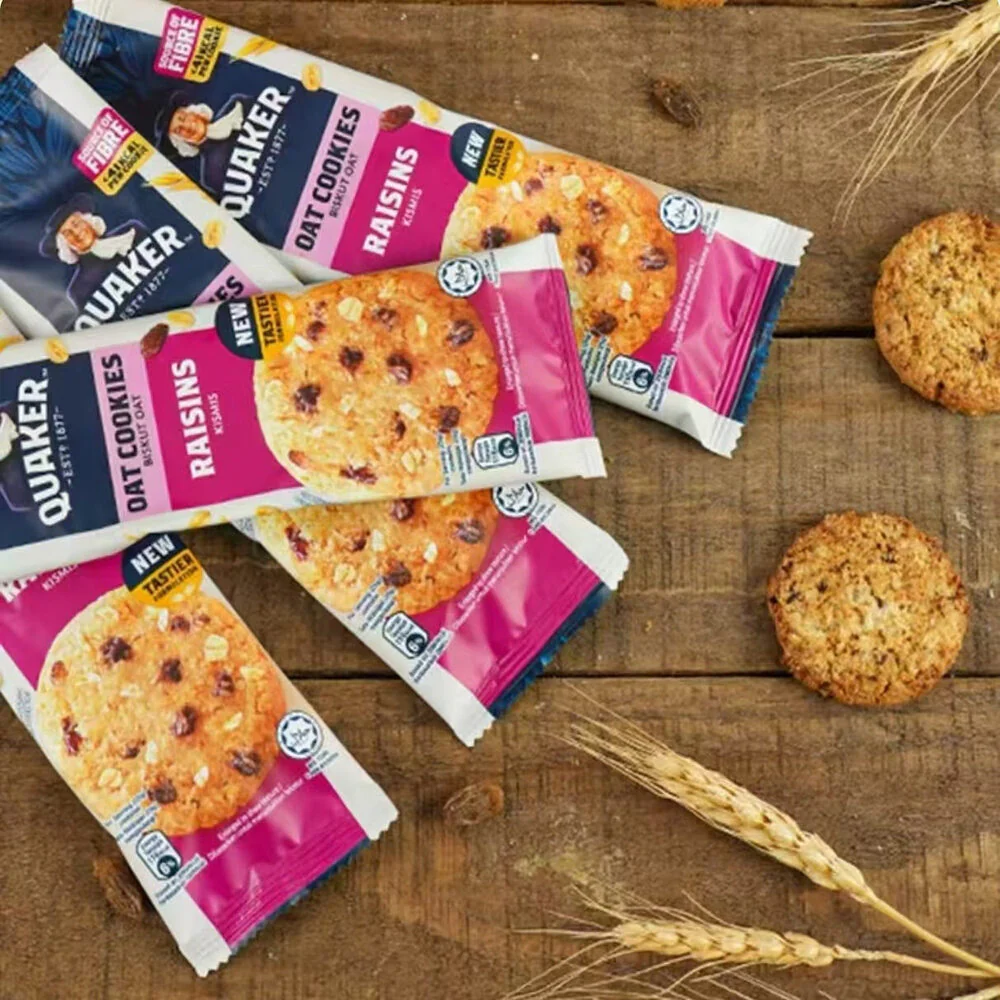 Quaker Raisin Oat Cookies 500g (20 Packs) – Limited Import - Image 3