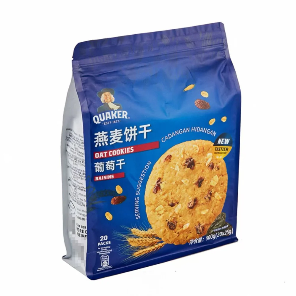 Quaker Raisin Oat Cookies 500g (20 Packs) – Limited Import - Image 4