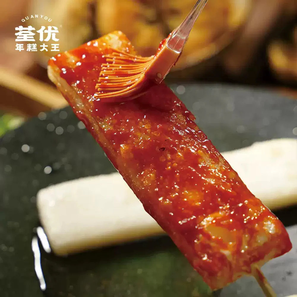 Quan You Meishi Crispy-Skinned Rice Cake Kit with Sweet & Spicy Sauce 440g - Image 3