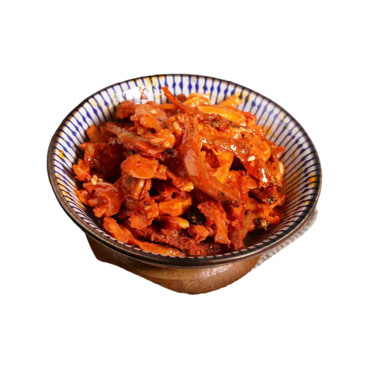 QueYaChi Spicy Crispy Fish Bones Snack - 20 x 15g Packs - Image 3