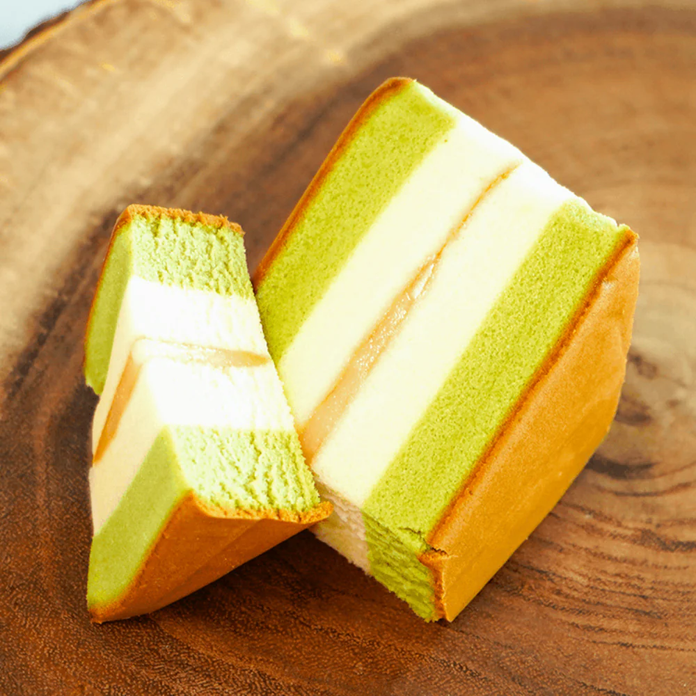 Ranli Jinshan Jiao Young Barley Leaf Cake Slice 95g - Image 2
