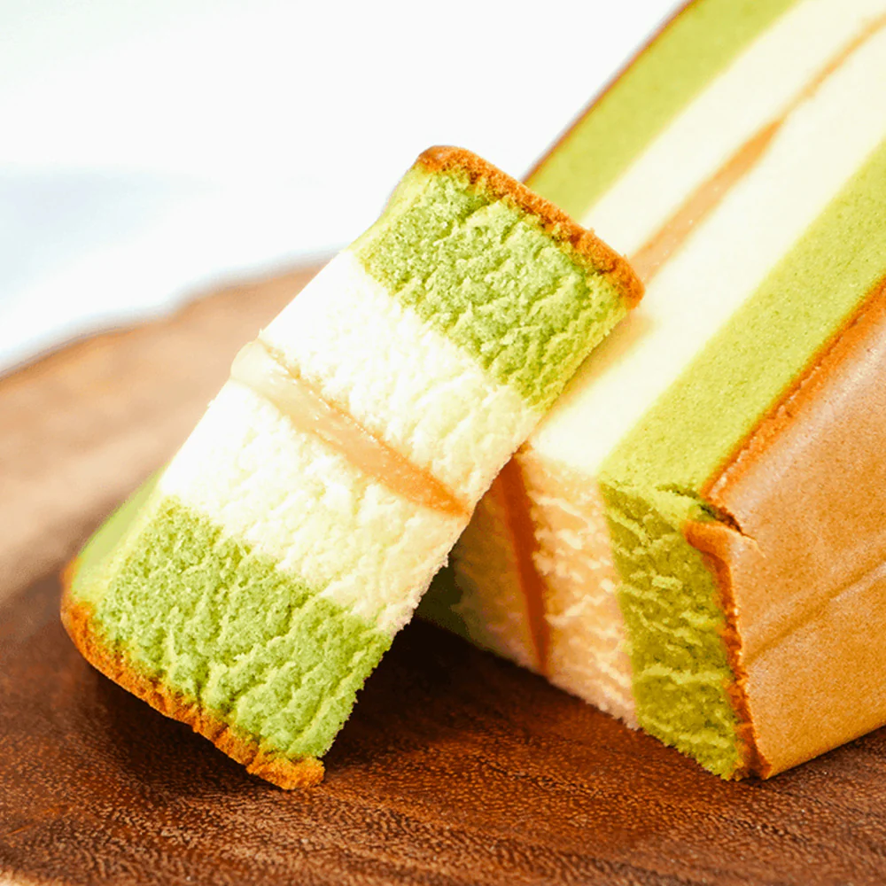 Ranli Jinshan Jiao Young Barley Leaf Cake Slice 95g - Image 3