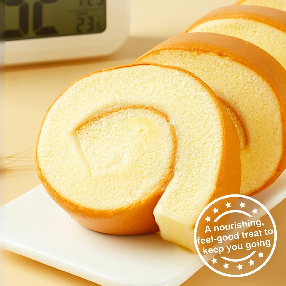 Ranli Swiss Roll Cake 85g - Soft Sponge with Cream Filling - Image 3