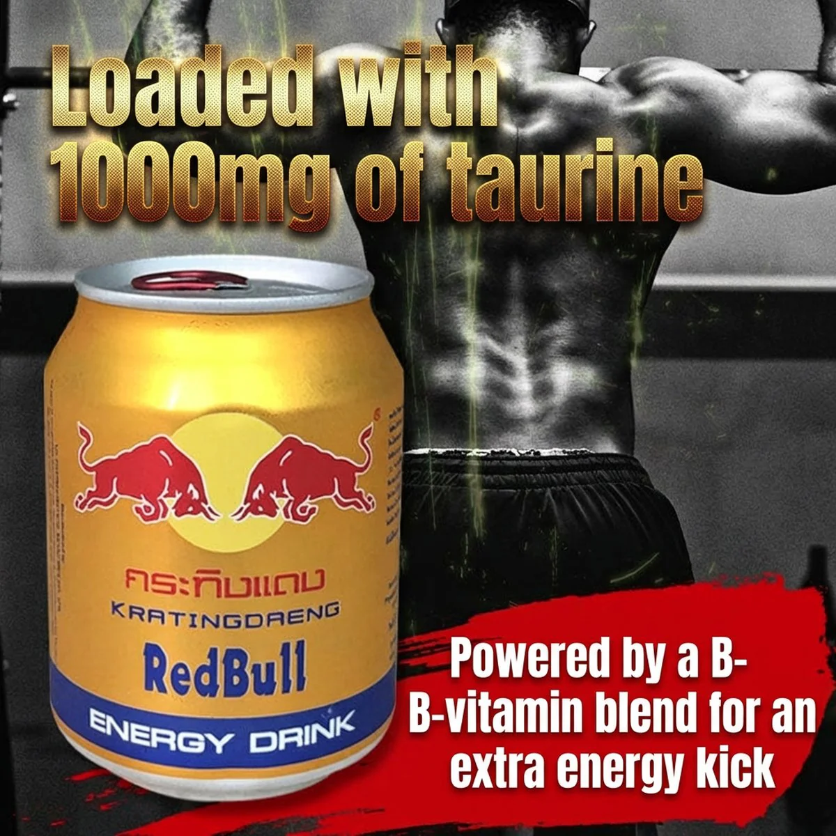 Red Bull Thai Edition Gold Can 250ml - Box of 24 - Image 2