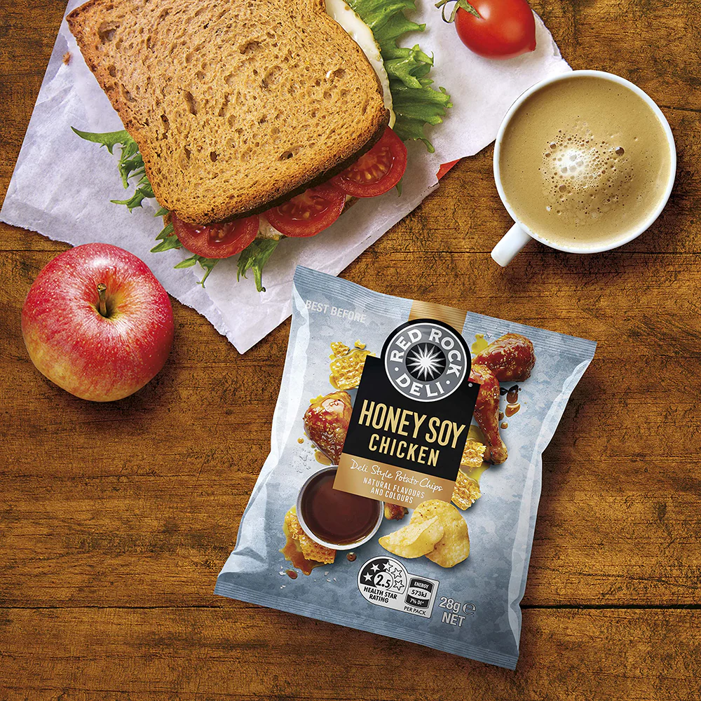 Red Rock Deli Potato Chips Family Pack - 3 Mixed Flavors, 40 Packs - Image 2