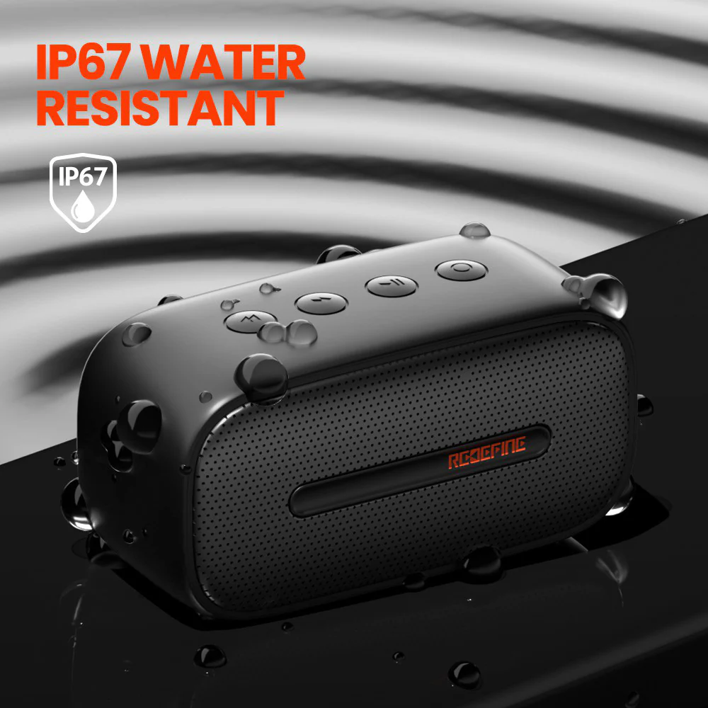 Redefine Outdoor Portable IP67 Waterproof Speaker - Black - Image 3