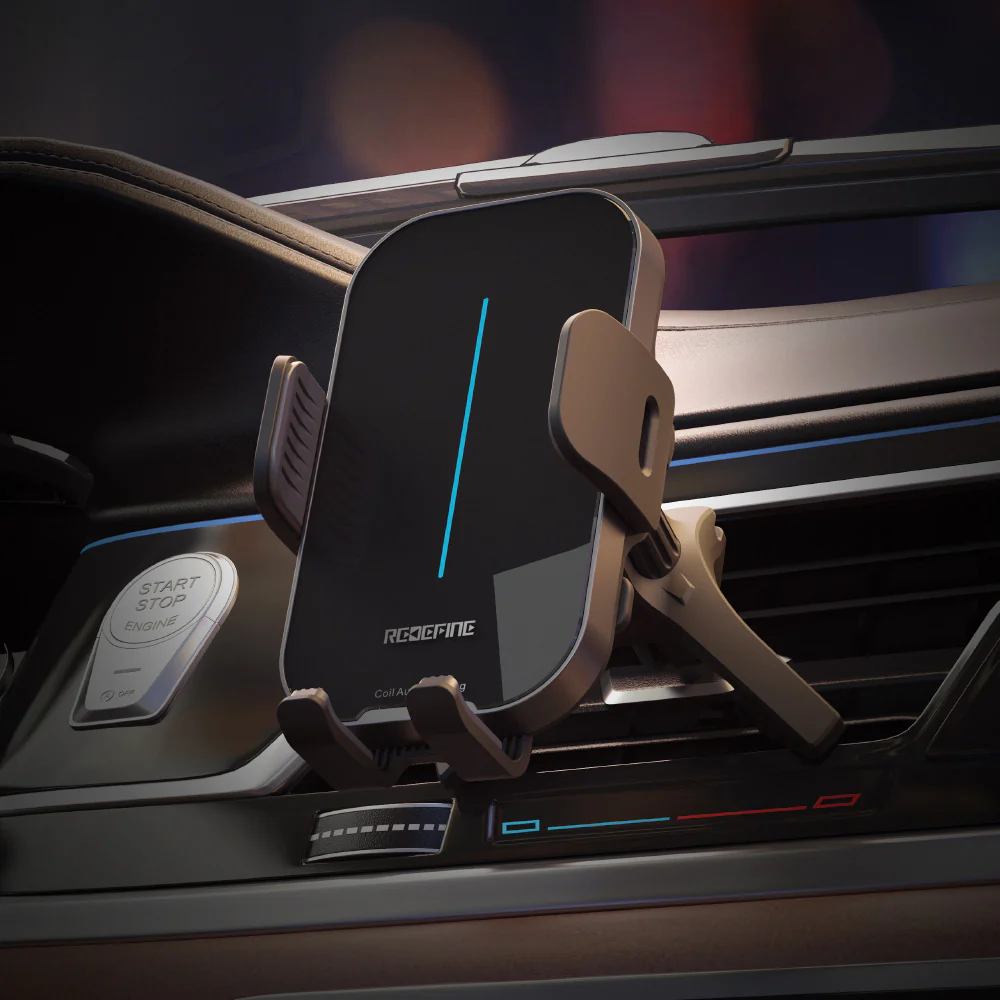 Redefine Wireless Car Charger Mount - Black - Image 3