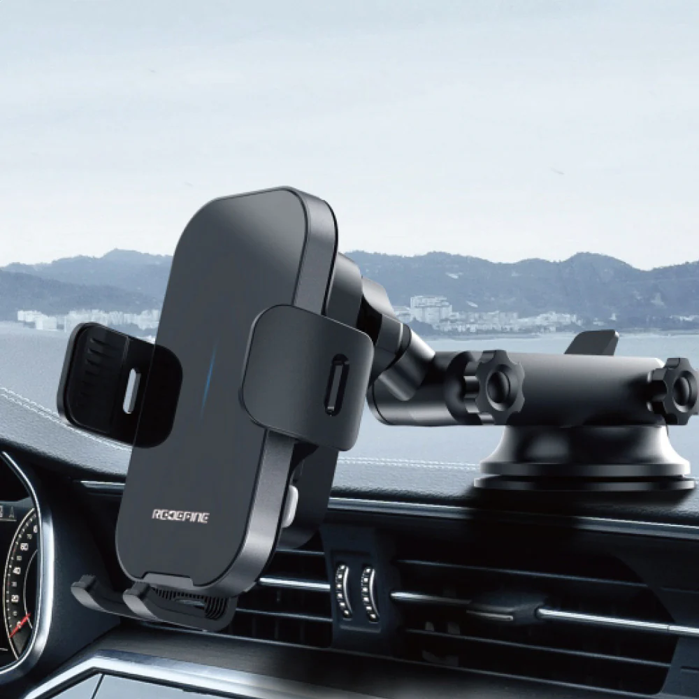 Redefine Wireless Car Charger Mount - Black - Image 4