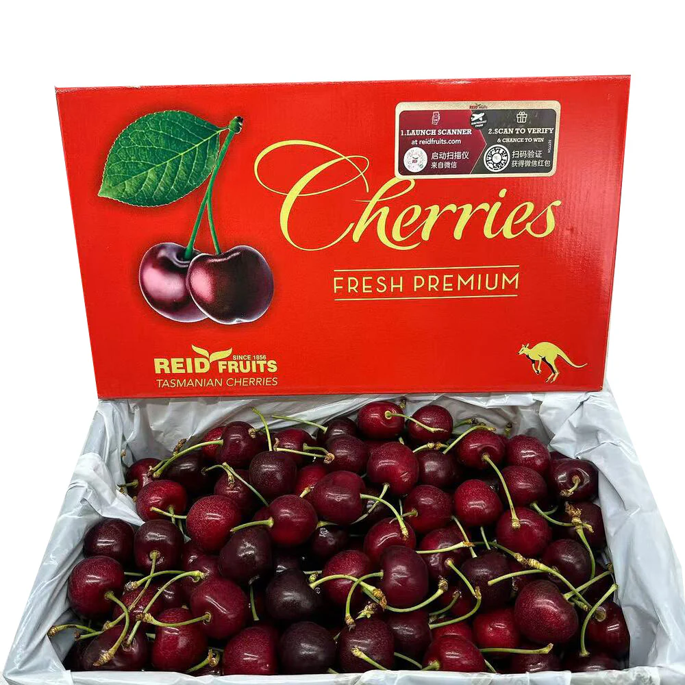 Reid Fruits Premium Tasmanian Cherries Gift Box 30mm+ – 2kg