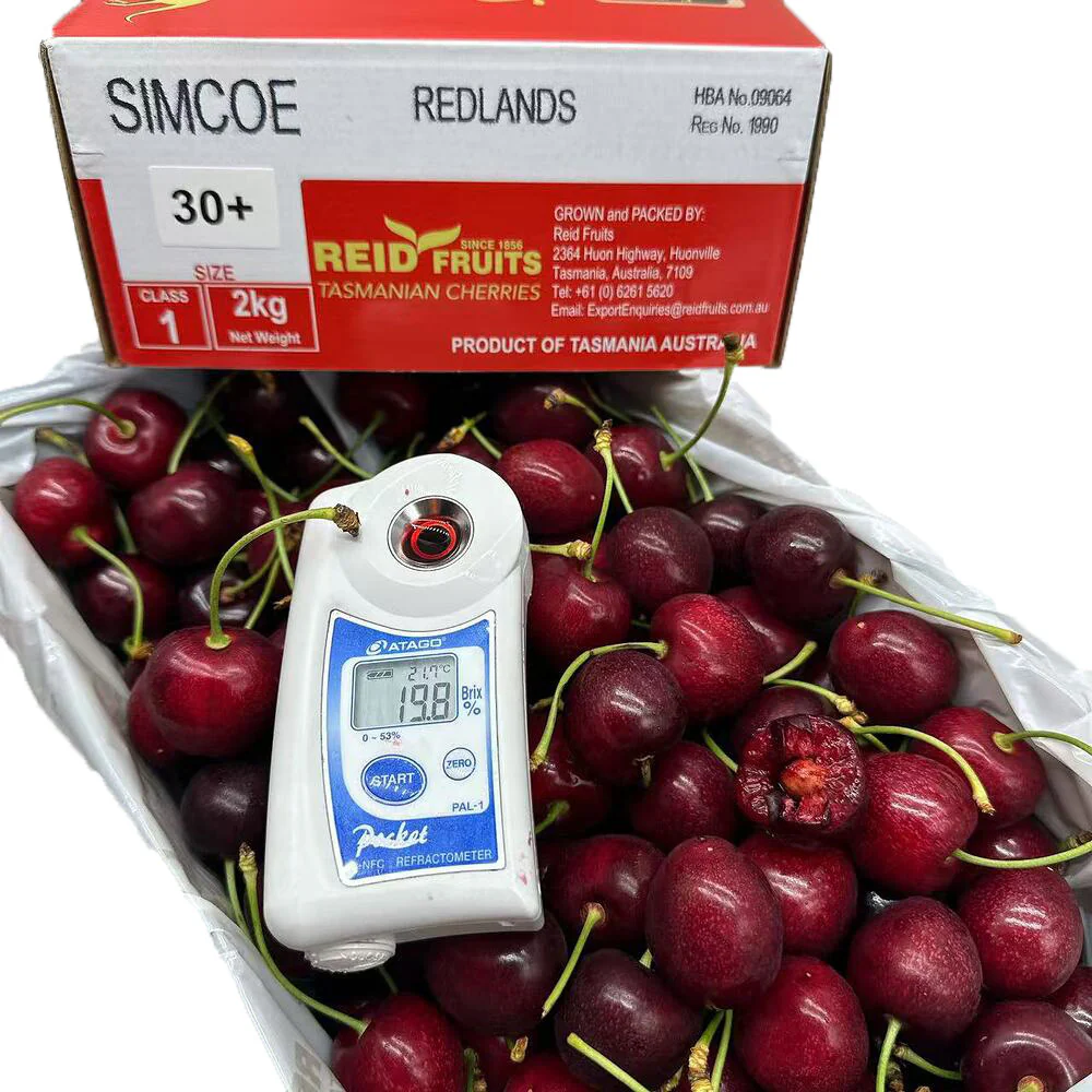 Reid Fruits Premium Tasmanian Cherries Gift Box 30mm+ – 2kg - Image 2
