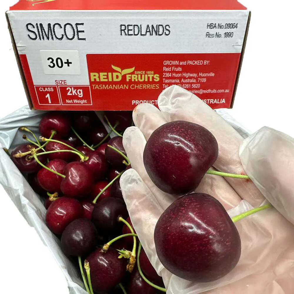 Reid Fruits Premium Tasmanian Cherries Gift Box 30mm+ – 2kg - Image 3