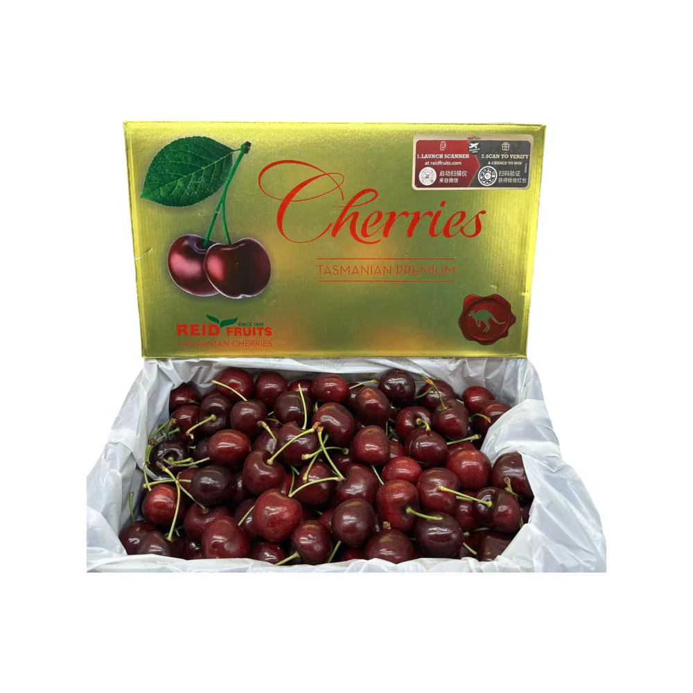 Reid Fruits Simone Tasmanian Cherries 32mm+ Gift Box – 2kg - Image 5