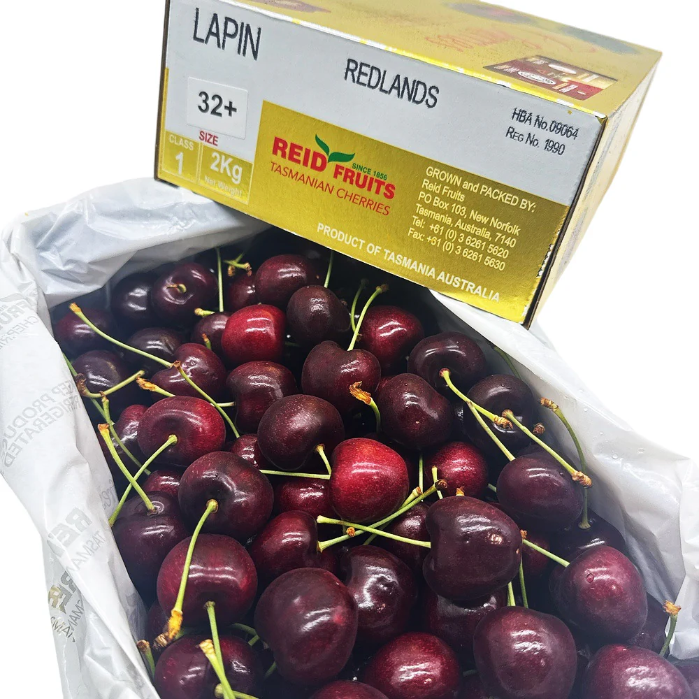 Reid Fruits Tasmanian Lapin Cherries Gift Box - 32mm+ 2kg - Image 3