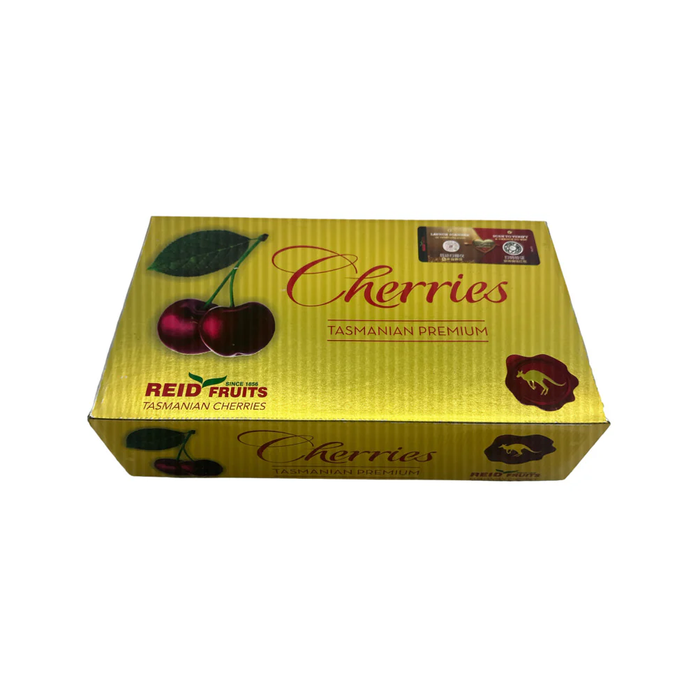 Reid Fruits Tasmanian Lapin Cherries Gift Box - 32mm+ 2kg - Image 4
