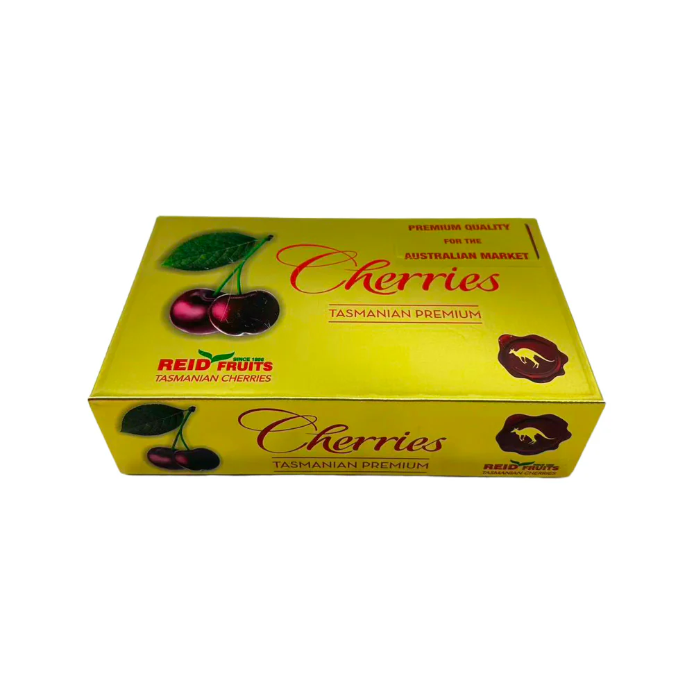 Reid Fruits Tasmanian Simcoe Cherries Gift Box 30mm+ – 1kg - Image 6