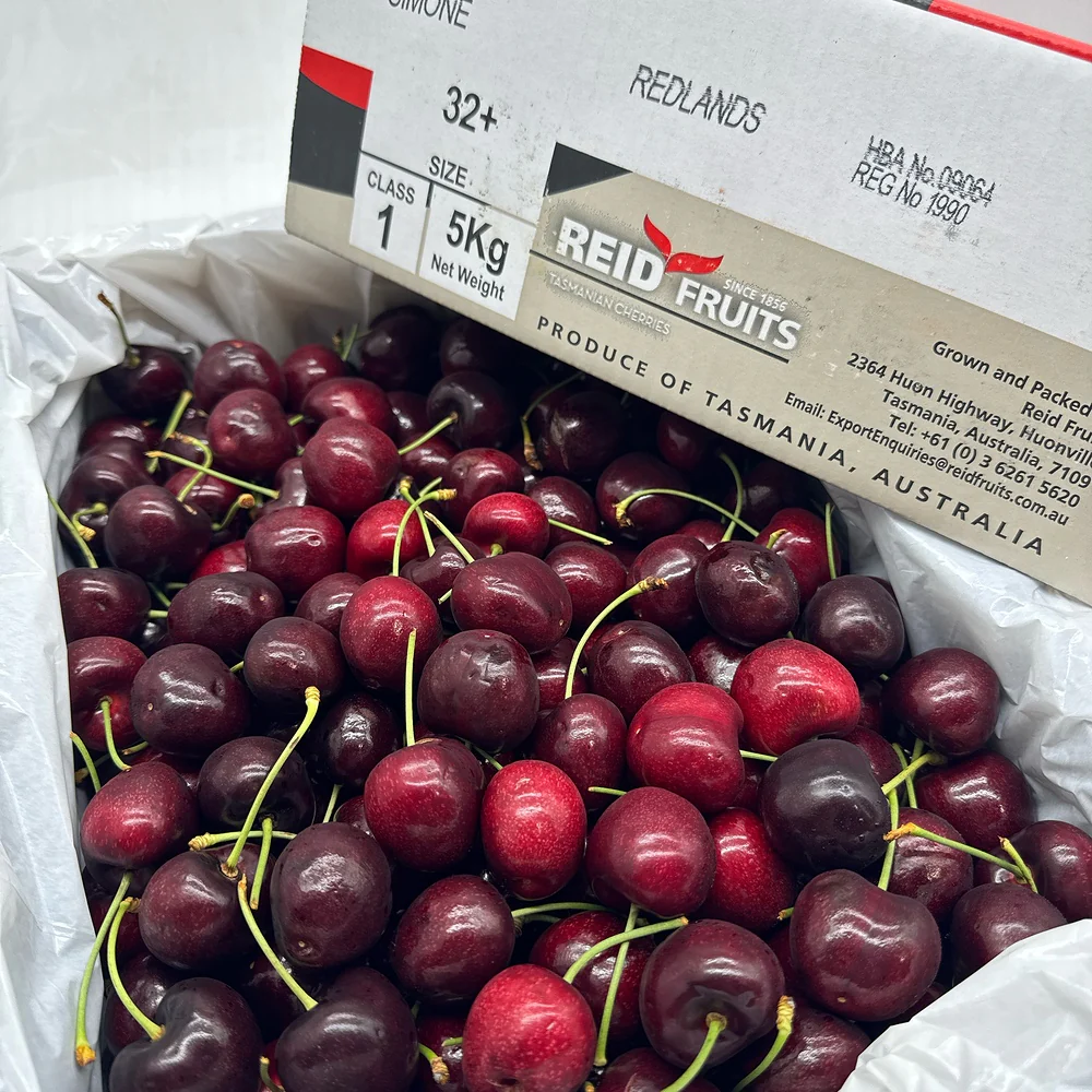 Reid Fruits Tasmanian Simone Cherries Gift Box - 5kg - Image 4