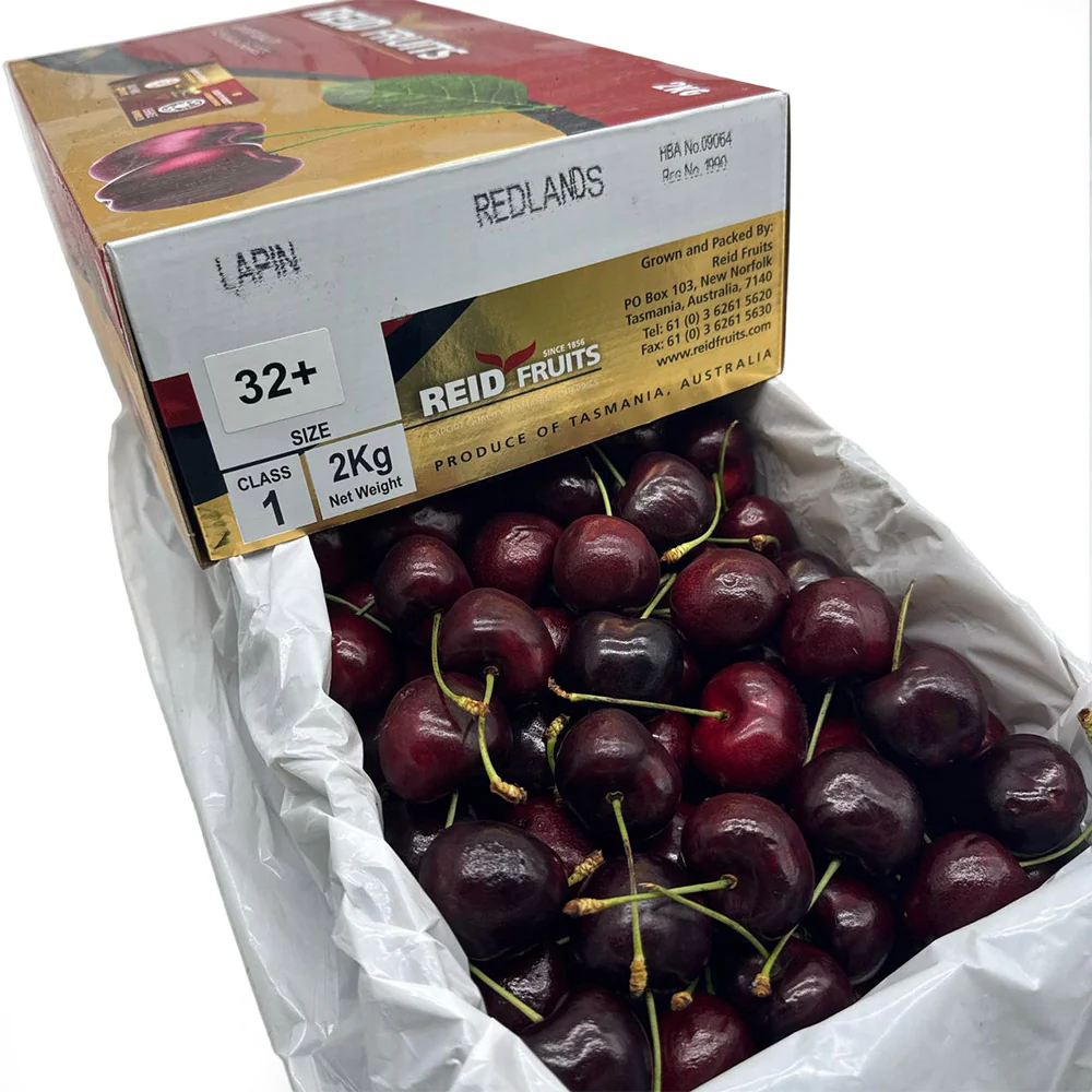 Reid Lapin Cherries Gift Box 32mm+ - 2kg - Image 5