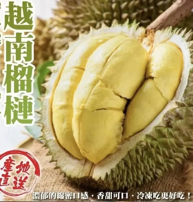 Ri6 Frozen Vietnamese Durian - 4.8kg