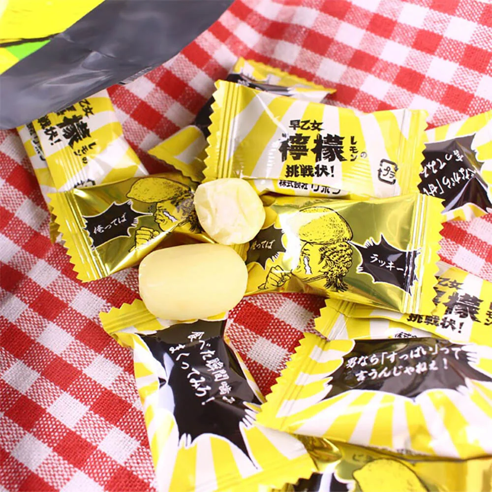 Ribon Super Sour Lemon Filled Candy - 60g - Image 3