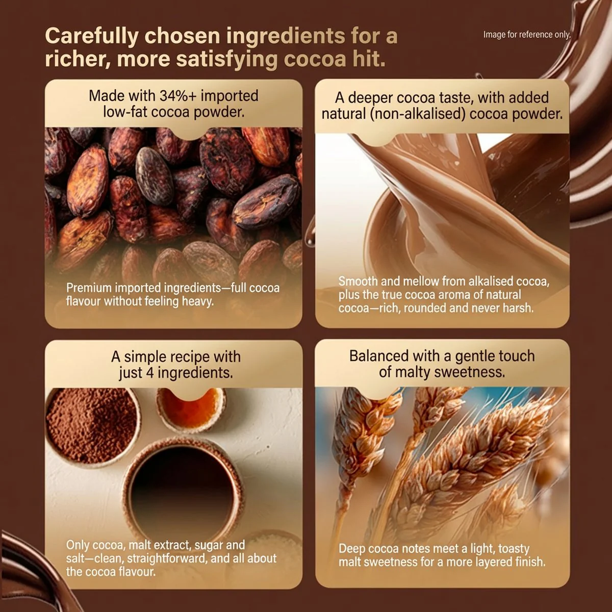 Rich Dark Chocolate Cocoa Powder Drink 1kg - Limited Import - Image 3