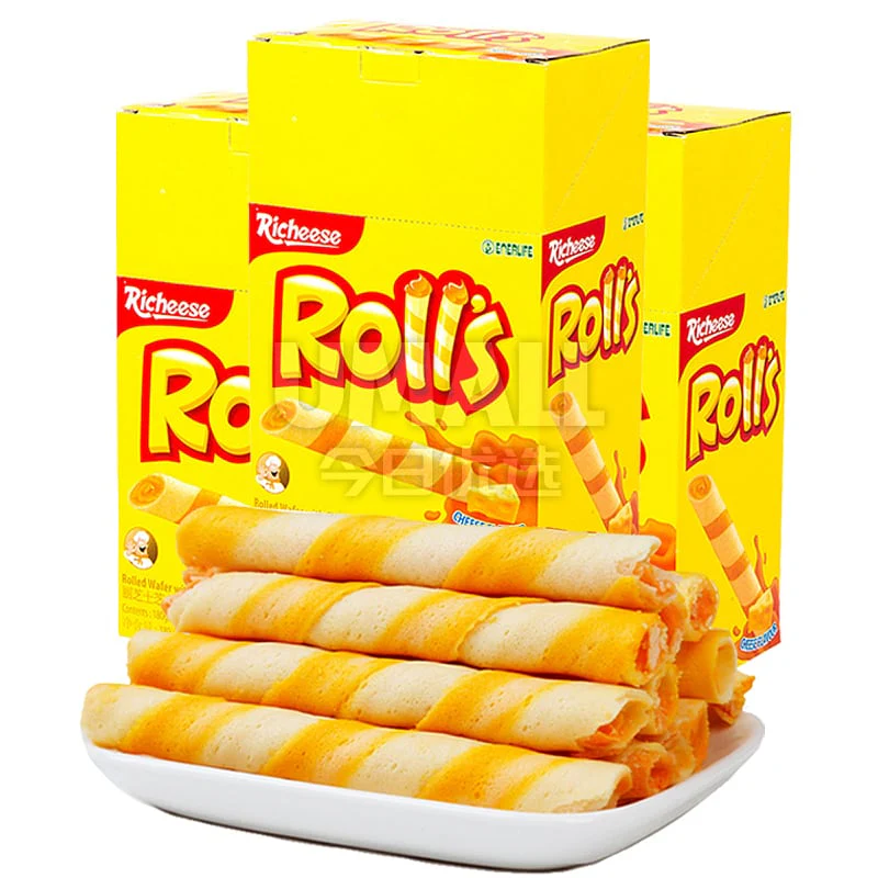 Richeese Cheese Flavored Wafer Rolls - 180g - Image 2