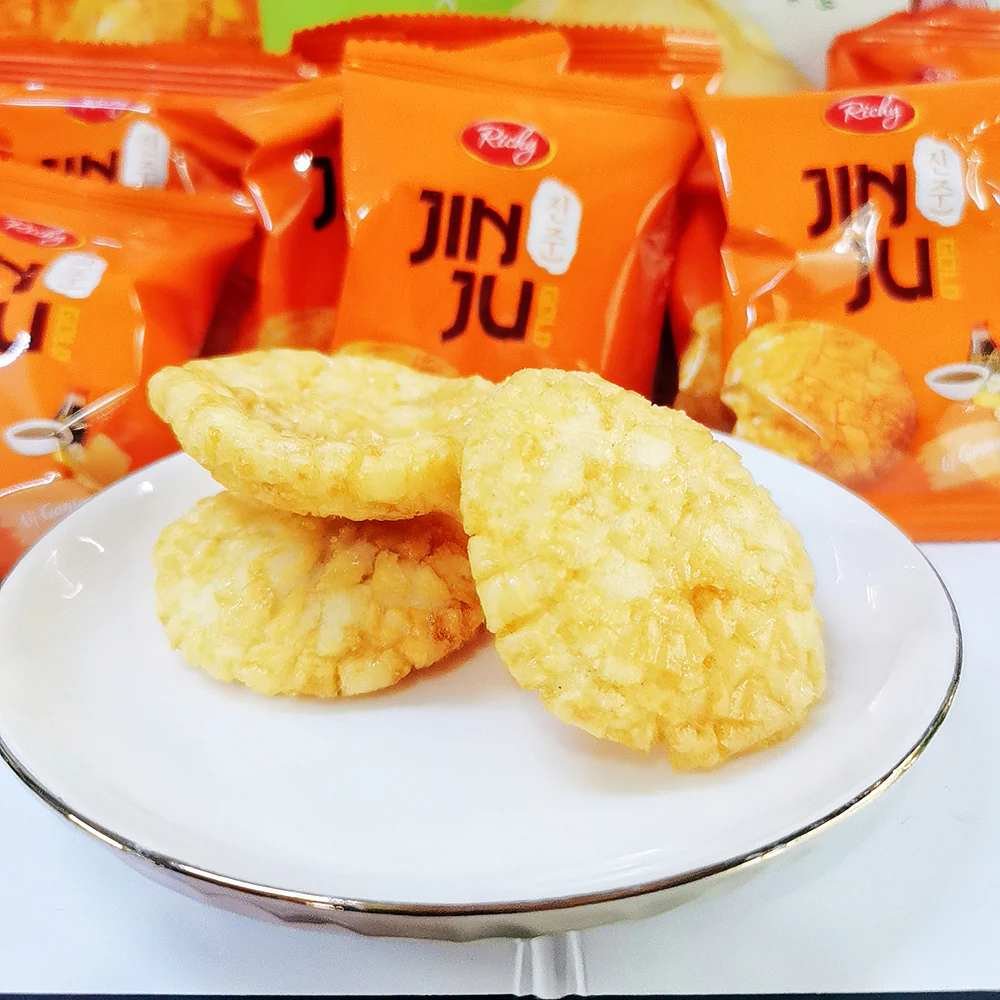 Richy Honey Flavored Rice Crackers - 120g - Image 2