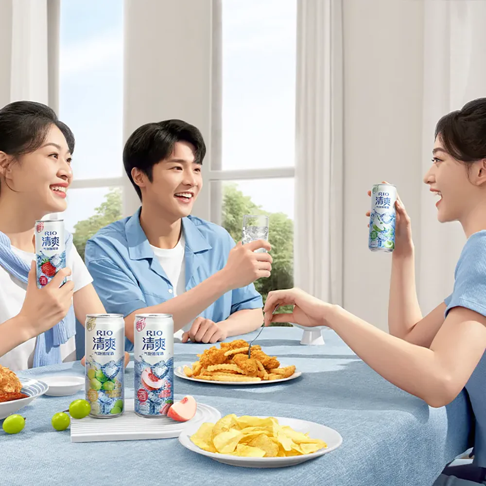 RIO Refreshing 0-Sugar Kyoho Grape Vodka Flavor Alcohol 5% 330ml - Image 3