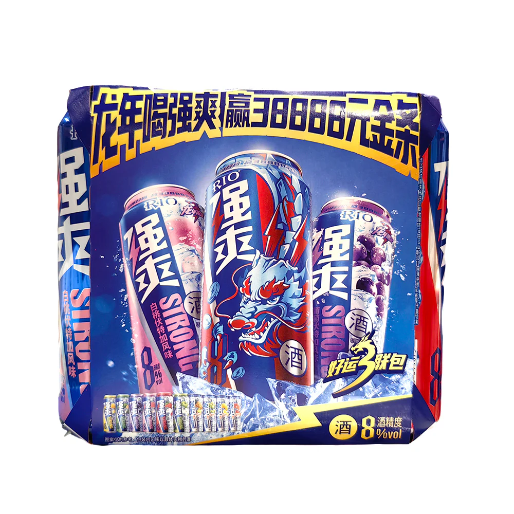 Rio Strong Series Mixed Flavour Cocktails 8% 500ml - Pack of 3