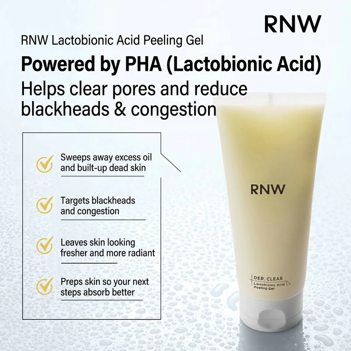 RNW Lactobionic Acid Peeling Gel - 150ml - Image 4