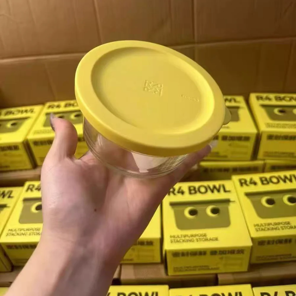 Robo R4 Tempered Glass Storage Bowl with Airtight Lid - Image 2