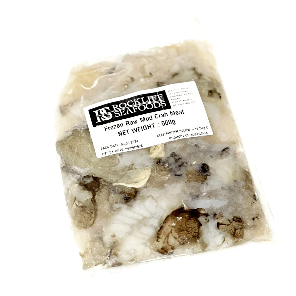 Rockliff Seafoods Frozen Raw Mud Crab Meat - 500g