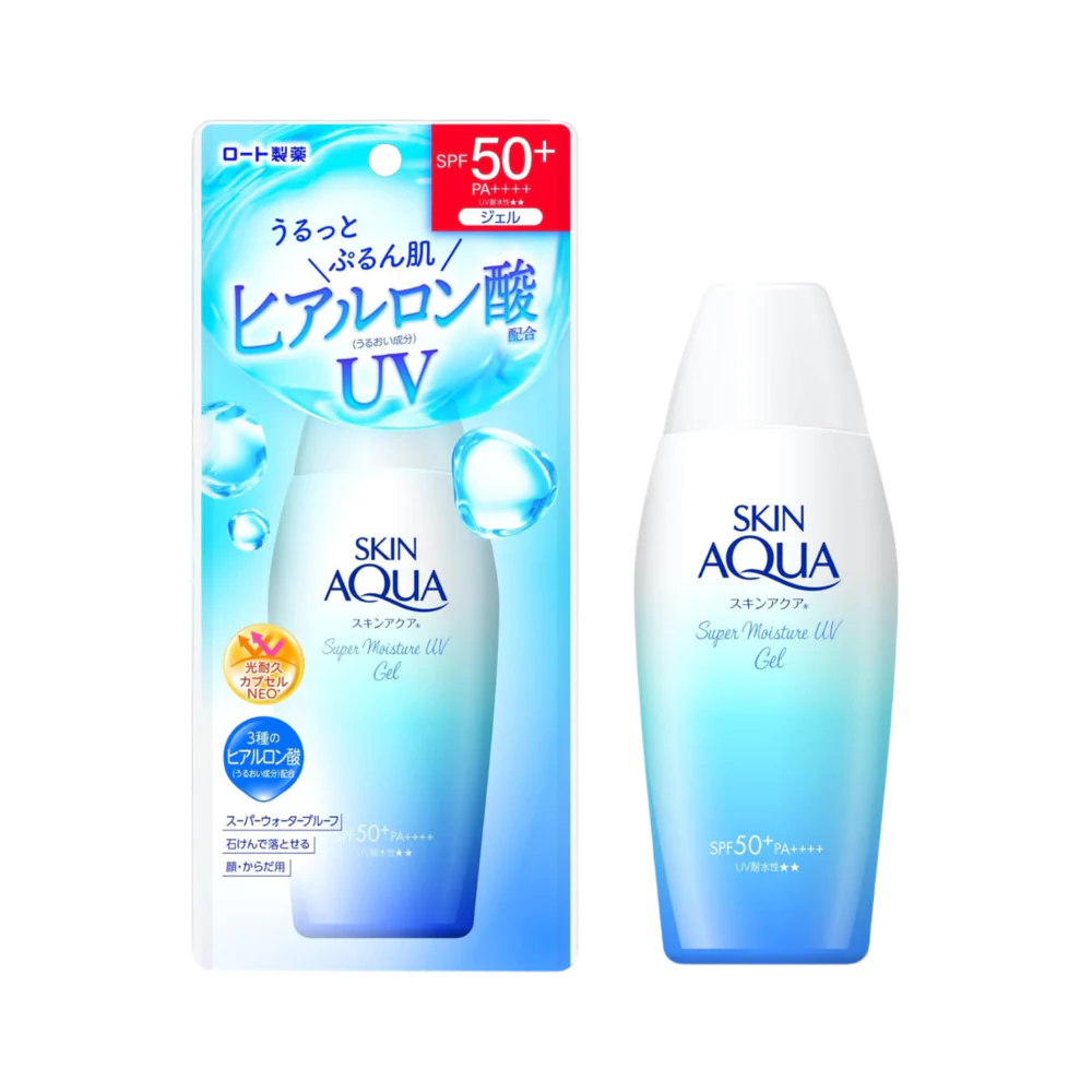 Rohto Skin Aqua Super Moisture UV Gel Sunscreen SPF50+ PA++++ 110g